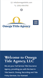 Mobile Screenshot of omegatitlellc.com